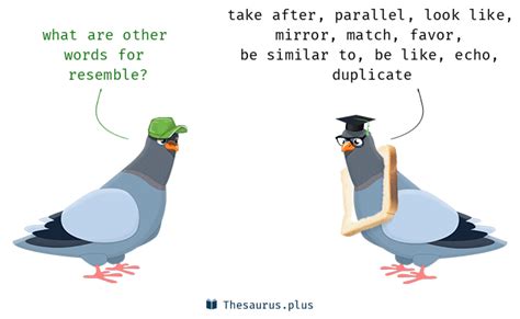 thesaurus resemble|opposite of resemble.